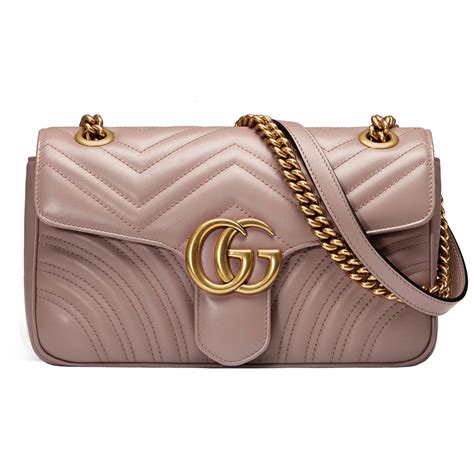 borsetta gucci rosa|gucci leather shoulder bag.